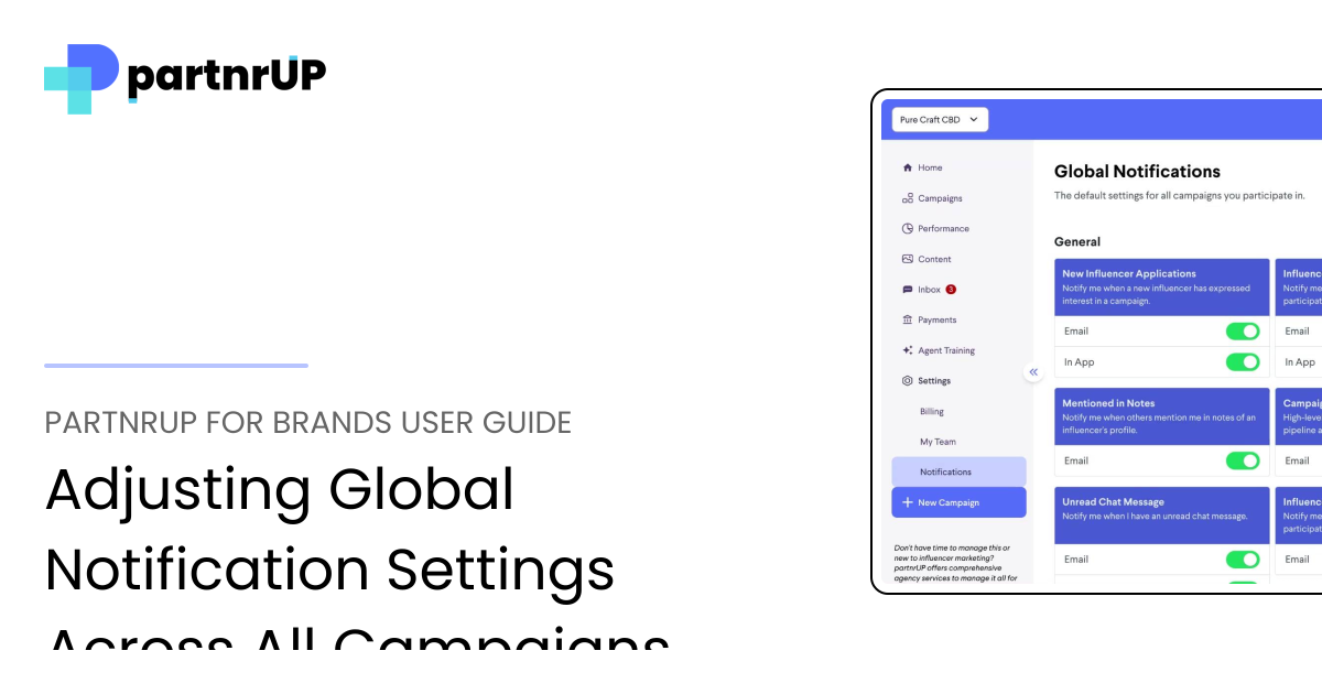 Adjusting Global Notification Settings Across All Campaigns | partnrUP ...